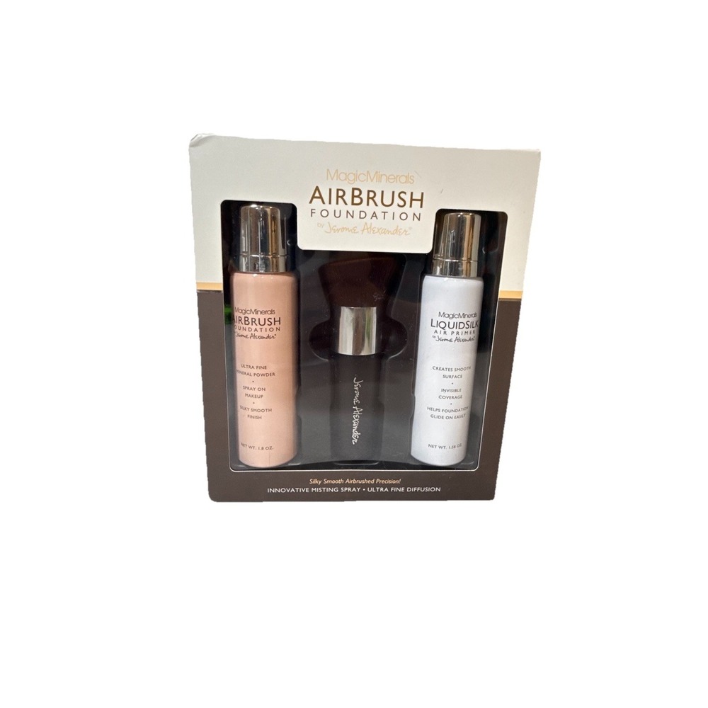 MagicMinerals Airbrush‎ Foundation Spray Set Jerome Alexander Kit Shade Medium